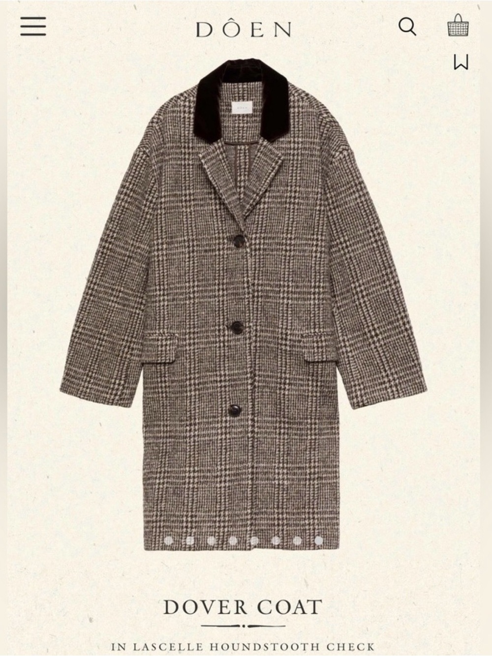 Doen Dover Coat